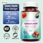 Multivitamin Gummies Factory - Adult Women's Daily Hair Skin Nails Immune