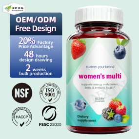 Multivitamin Gummies Factory - Adult Women's Daily Hair Skin Nails Immune