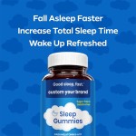 Melatonin Gummies Supplier - OEM L-theanine Tryptophan B6 B12 Ashwagandha