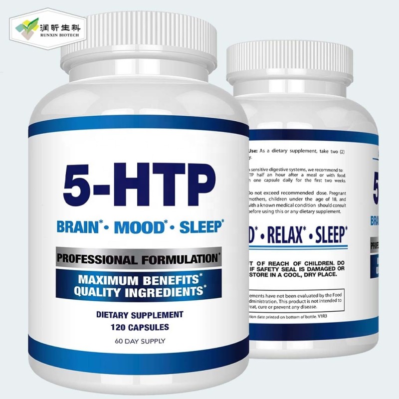 5-HTP Capsules Manufacturer - RUNXIN Private Label Mood Support Griffonia Extract