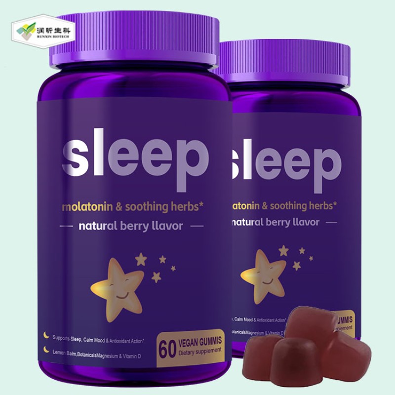 Melatonin Gummies Manufacturer - Private Label 60 Counts Stress Relief Sleep