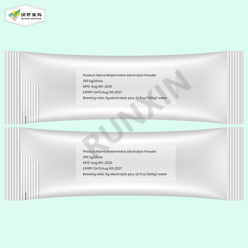 Electrolyte Powder Manufacturer - Bulk No Printing Watermelon Vegan Sachets