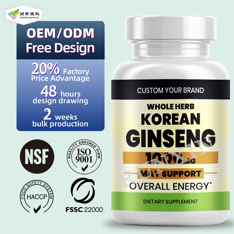 Men Energy Tablets Factory - OEM Maca Male Fertility Ginseng Capsules