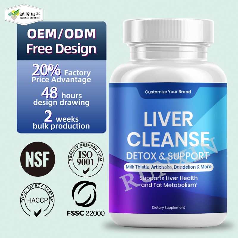 Liver Support Capsules Factory - 21 in 1 Liver Detox Cleanse Metabolism Formula
