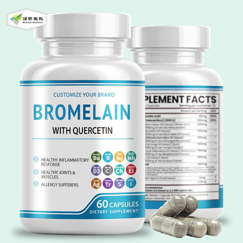 Bromelain Capsules Supplier - OEM ODM Organic Bromelain Extract Vegan Digestion