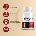 Ginseng Capsules Supplier - Private Label 5% Ginsenosides Maca Oyster Peptide