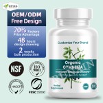 Gymnema Capsules Manufacturer - 100% Natural 600mg Leaf Extract Glucose Support