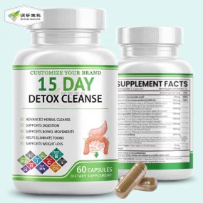 Colon Detox Capsules Factory - Advanced 15 Day Gut Cleanse Supplement