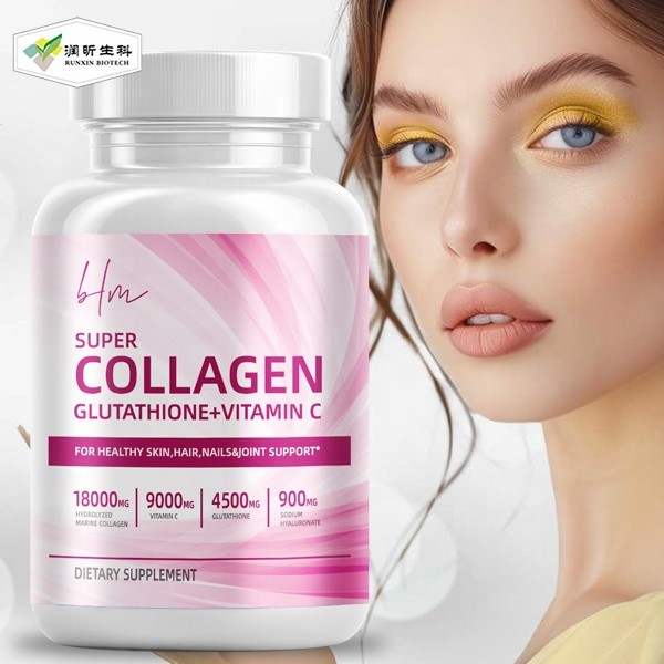 Collagen Tablets Factory - Skin Whitening Peptides Vitamin C Glutathione
