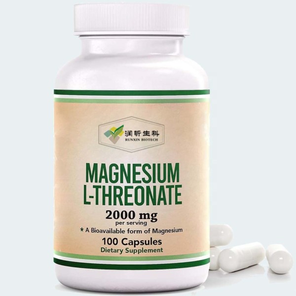 Sleep Capsules Factory - Hot Selling 500mg Magnesium L-Threonate Capsules