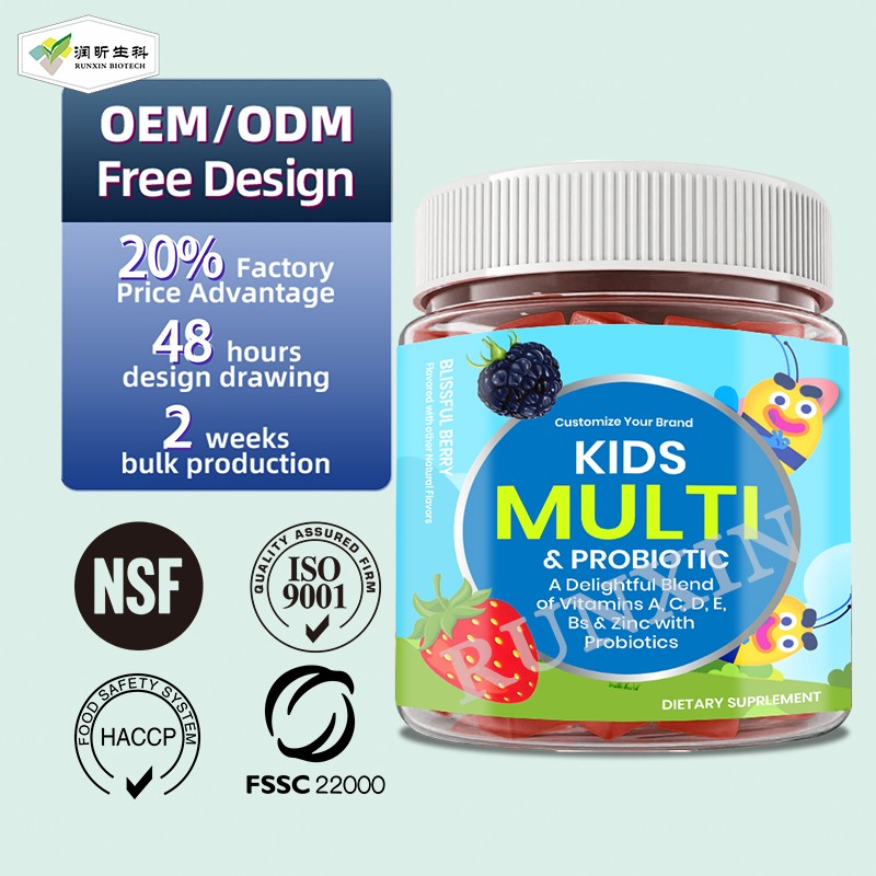 Vitamin C Gummies Manufacturer - VC Biotin Hair Pectin Bear Multivitamin