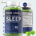 Sleep Gummies Supplier - Melatonin-free GABA L-Tryptophan Ashwagandha Adults