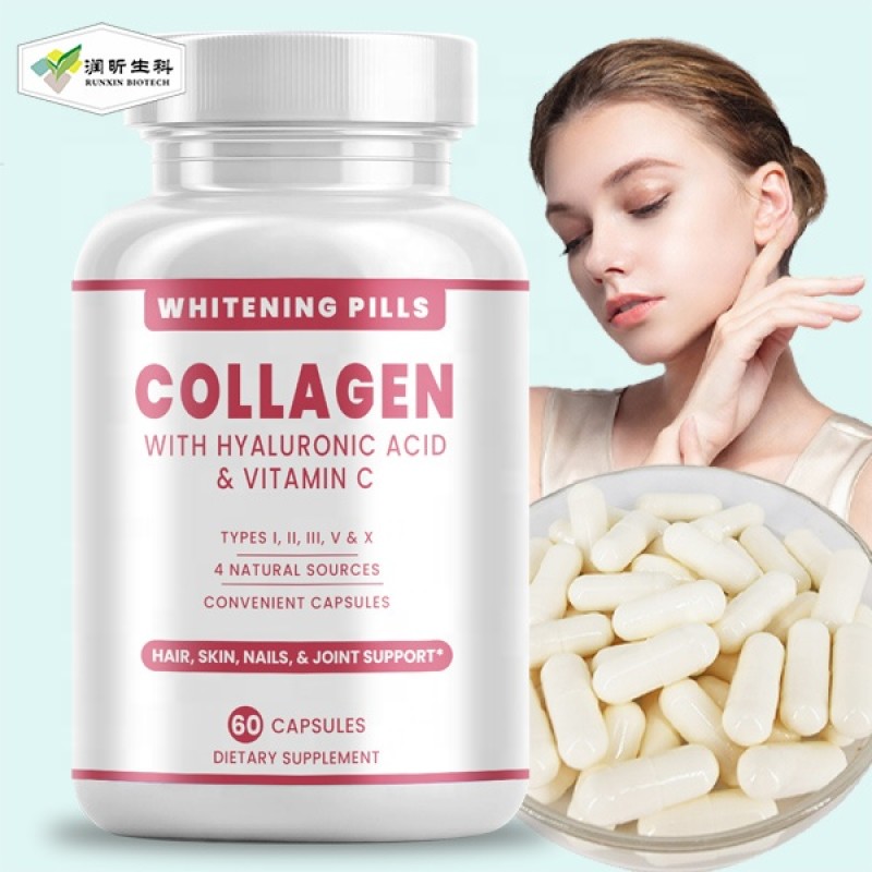 Biotin Softgel Supplier - Collagen Capsules 25000mcg Hair Growth Supplement