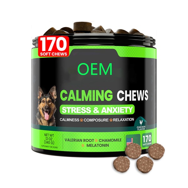 Pet Calming Chews Factory - Stress Anxiety Composure Soft Chews