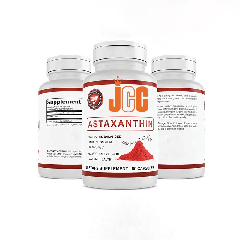 Astaxanthin Capsules Supplier - Good Eyesight Skin Lighting