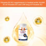 Vitamin D3 Capsules Factory - D3+K2 Bone Health Softgel