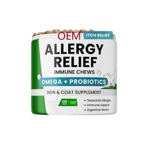 Dog Allergy Chews Manufacturer - Itching Skin Relief Salmon Flavor