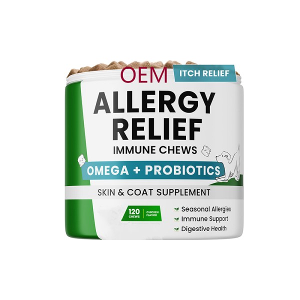 Dog Allergy Chews Manufacturer - Itching Skin Relief Salmon Flavor