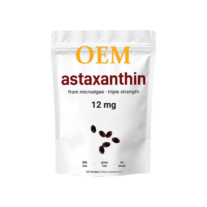 Astaxanthin Softgel Factory - 12mg Antioxidant Non-GMO