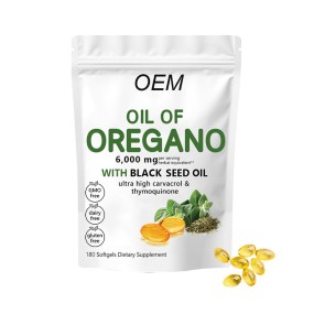 Oregano Softgels Factory - Antioxidant Immune Plant Based
