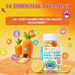 Brain Support Gummies Supplier - Omega-3 DHA Cognitive Boost