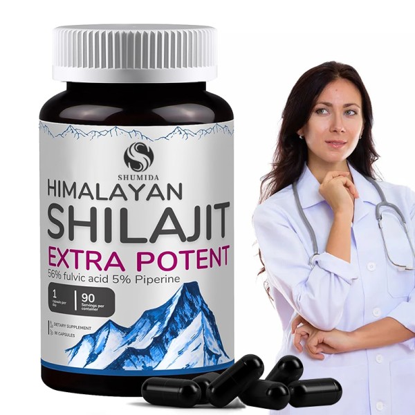 Shilajit Extract Capsules Factory - Private Label Immune Support