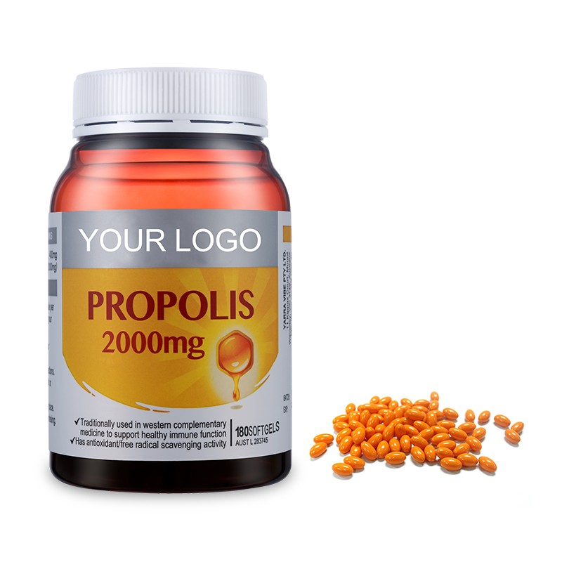 Propolis Softgel Capsules Factory - Royal Jelly Bee Pollen