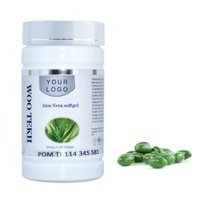Aloe Vera Softgel Factory - OEM Skin Care Detox Capsule