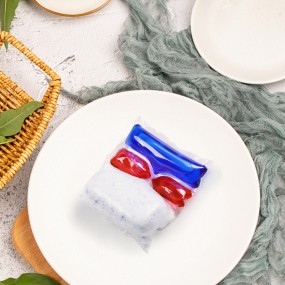 Dishwashing Pods Supplier - OEM ODM Liquid Pods with Salt 3 in 1 Eco-friendly