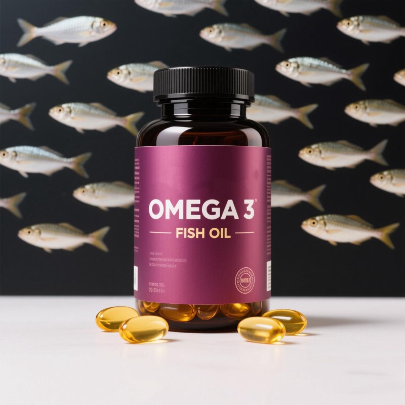 Omega 3 Fish Oil Softgel Supplier - 1000mg for Adults