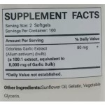 Garlic Extract Capsules Factory - 8000mg Cholesterol Support
