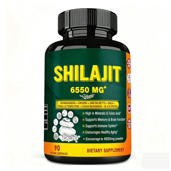 Shilajit Capsules Supplier - 6550mg Stamina Booster