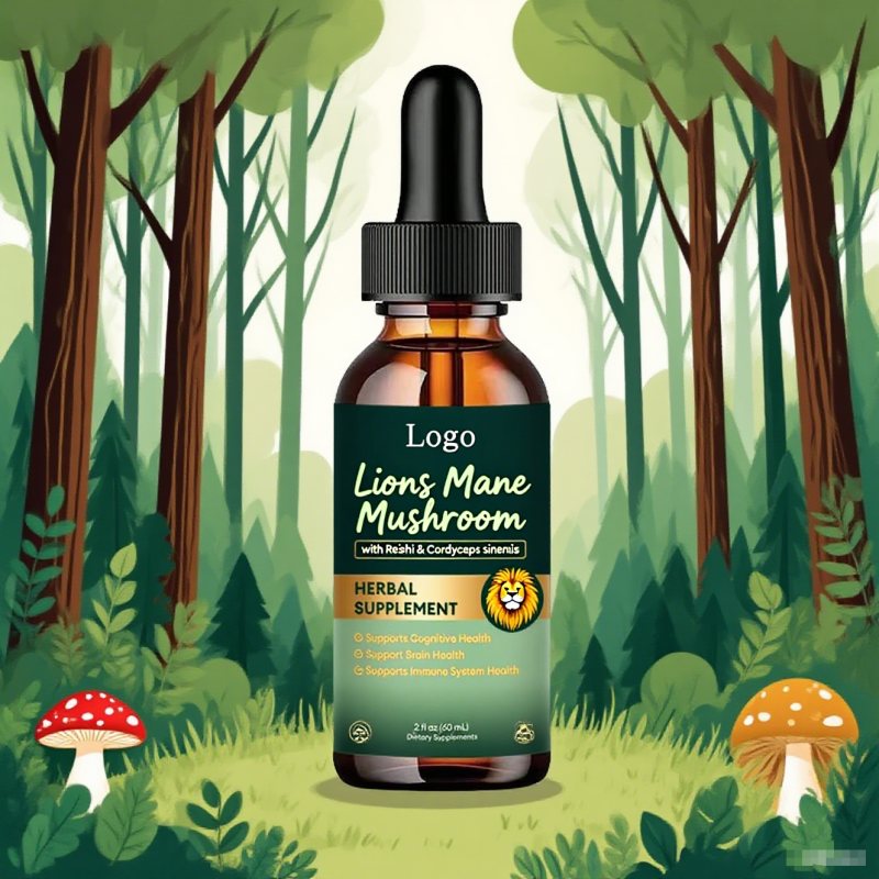 Lions Mane Drops Factory - Liquid Extract Supplement