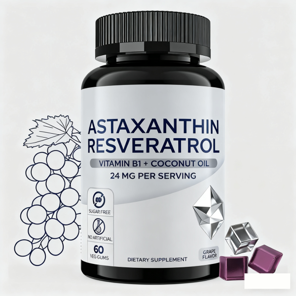 Astaxanthin Gummies Supplier - Anti Aging Heart Brain