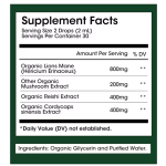 Lions Mane Drops Factory - Liquid Extract Supplement