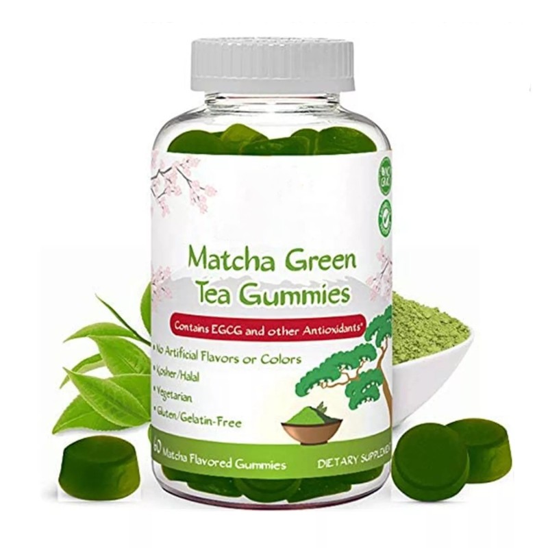 Matcha Gummies Factory - In Stock Green Tea Extract Vegan Chewable Supplement