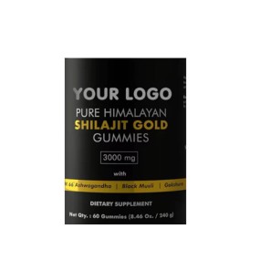 Shilajit Gummies Manufacturer - Custom Logo Organic Male Function Energy Boost