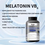 Melatonin Tablets Factory - 10mg Sleep Hard Capsule