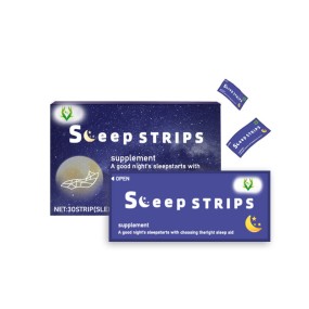 GABA Sleep Strips Factory - 98% Purity Melatonin Support