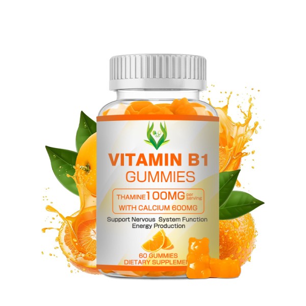 Vitamin B1 Gummies Manufacturer - 100mg Thiamine Calcium
