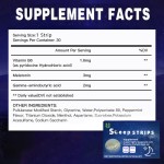 Sleep Strips Manufacturer - 3mg Melatonin B6 Deep Sleep