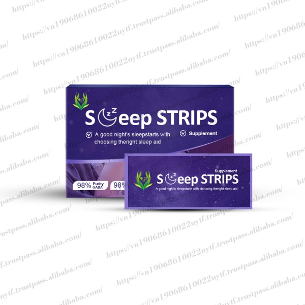 Sleep Strips Supplement Factory - Vitamin B6 Melatonin Mint