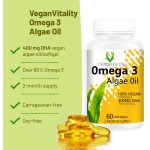 Omega 3 Algae Oil Softgels Supplier - 400mg DHA Cognitive