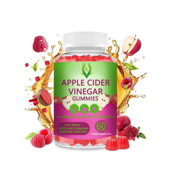 Apple Cider Vinegar Gummies Supplier - Green Tea Probiotics Detox
