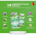 Liver Detox Gummies Supplier - 2000mg Milk Thistle Beet