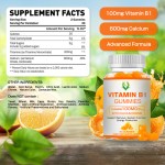 Vitamin B1 Gummies Manufacturer - 100mg Thiamine Calcium