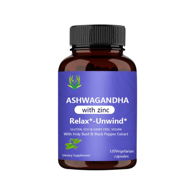 Holy Basil Ashwagandha Capsules Supplier - Zinc Mood Support