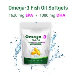 Omega 3 Fish Oil Softgels Supplier - 3900mg EPA DHA Heart