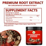 Ashwagandha Root Capsules Factory - Withanolides Energy Boost