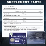 GABA Sleep Strips Factory - 98% Purity Melatonin Support